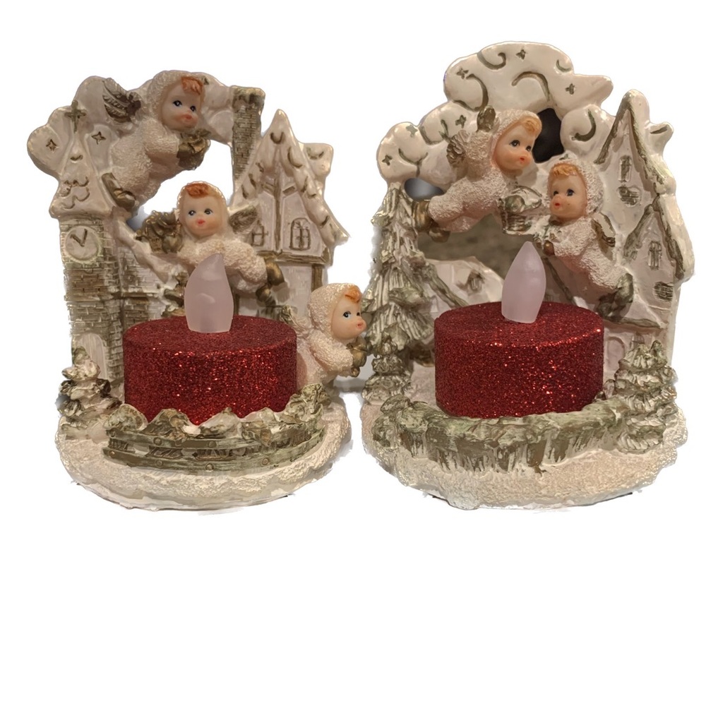 Small angle candle holders